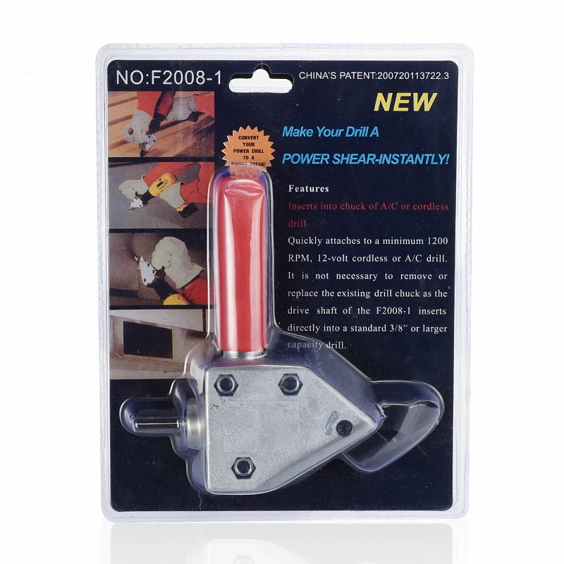 New Nibble Metal Cutting Sheet Nibbler Saw Cutter Tool Drill Attachment Cutting Tool Metal plate Cut Power Tool Accessories 
New Nibble Metal Cutting Sheet Nibbler Saw Cutter Tool Drill Attachment Cutting Tool Metal plate Cut Power Tool Accessories