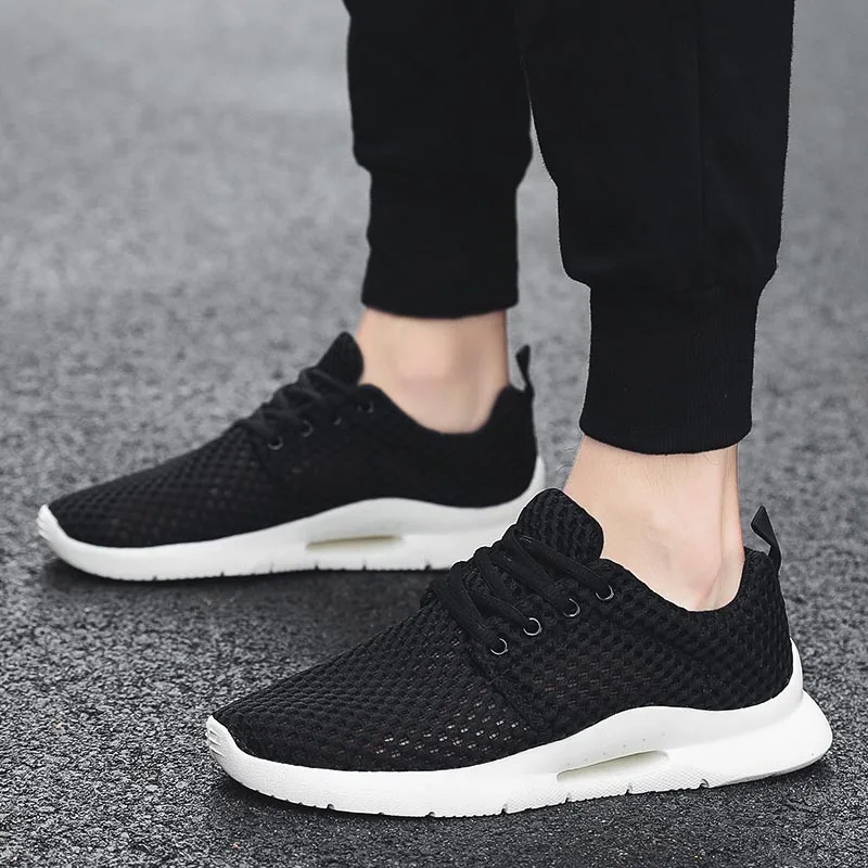 2020 New Mesh Mens Shoes Casual Breathable Sneakers Men Summer White Tenis Masculino Hombre Man Black Flat Erkek Sport Ayakkabi
2020 New Mesh Mens Shoes Casual Breathable Sneakers Men Summer White Tenis Masculino Hombre Man Black Flat Erkek Sport Ayakkabi