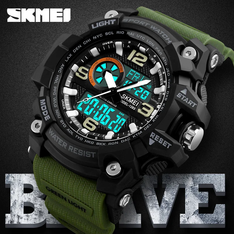 Мужские армейские спортивные часы Relojes Hombre, роскошные брендовые водонепроницаемые кварцевые наручные часы, мужские часы Skmei
Мужские армейские спортивные часы Relojes Hombre, роскошные брендовые водонепроницаемые кварцевые наручные часы, мужские часы Skmei