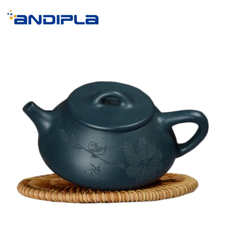200ml Authentic Yixing Purple Clay Teapot Hand Painted Flower Bird Pattern Tianqing Mud Stone Scoop Pot Tea Ceremony Puer Kettle
200ml Authentic Yixing Purple Clay Teapot Hand Painted Flower Bird Pattern Tianqing Mud Stone Scoop Pot Tea Ceremony Puer Kettle