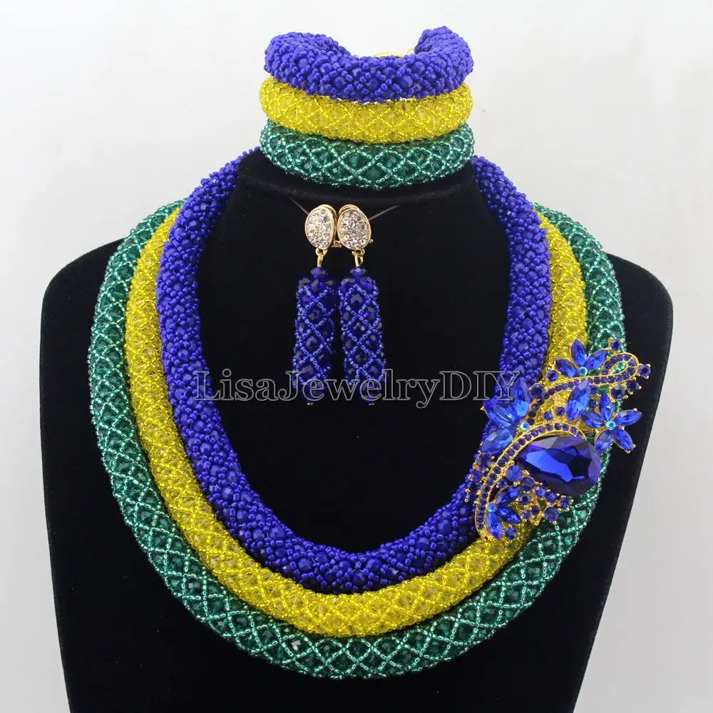 Nigerian Wedding African Beads Rushed Classic Women Crystal Jewelry Set New Arrived Nigeria Set Necklace Africa Beads HD7500
Nigerian Wedding African Beads Rushed Classic Women Crystal Jewelry Set New Arrived Nigeria Set Necklace Africa Beads HD7500