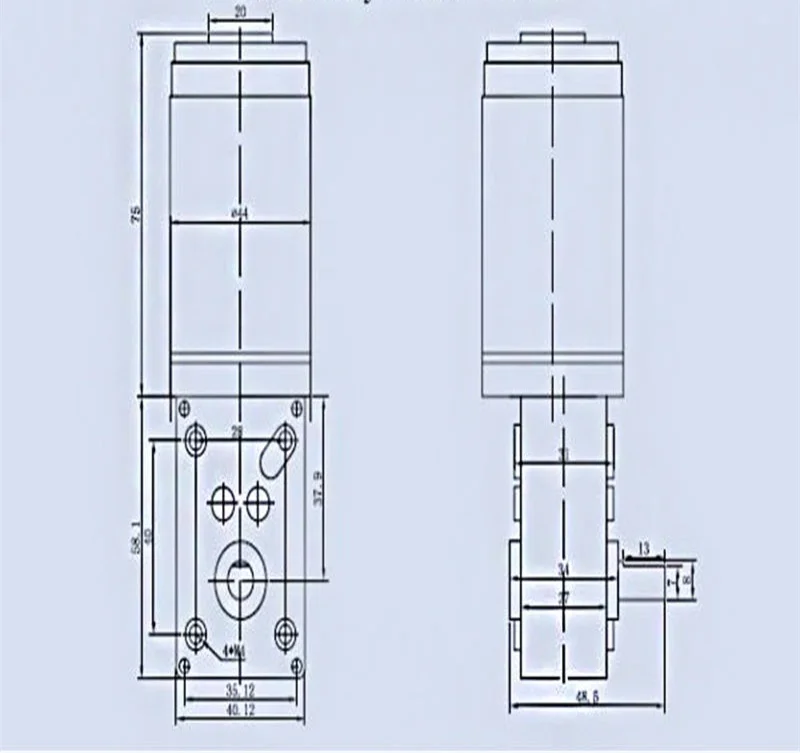 40GZ868 DC Gear Motor 12V 24V 3/9/14/25/40/50/80/110/160rpm Worm Reducer Geared Electric Motor With Reduction Gearbox For DIY
40GZ868 DC Gear Motor 12V 24V 3/9/14/25/40/50/80/110/160rpm Worm Reducer Geared Electric Motor With Reduction Gearbox For DIY