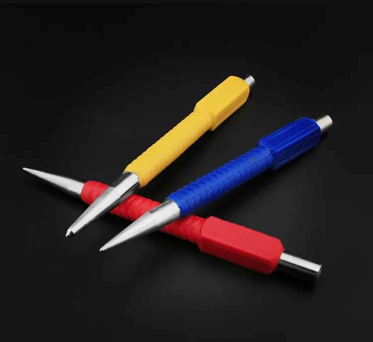 3 Pcs Center Punches with Rubber Handle High Quality Carbon Steel Central Hole Positioning Chisel Fitter Punch Positioning Tool
3 Pcs Center Punches with Rubber Handle High Quality Carbon Steel Central Hole Positioning Chisel Fitter Punch Positioning Tool