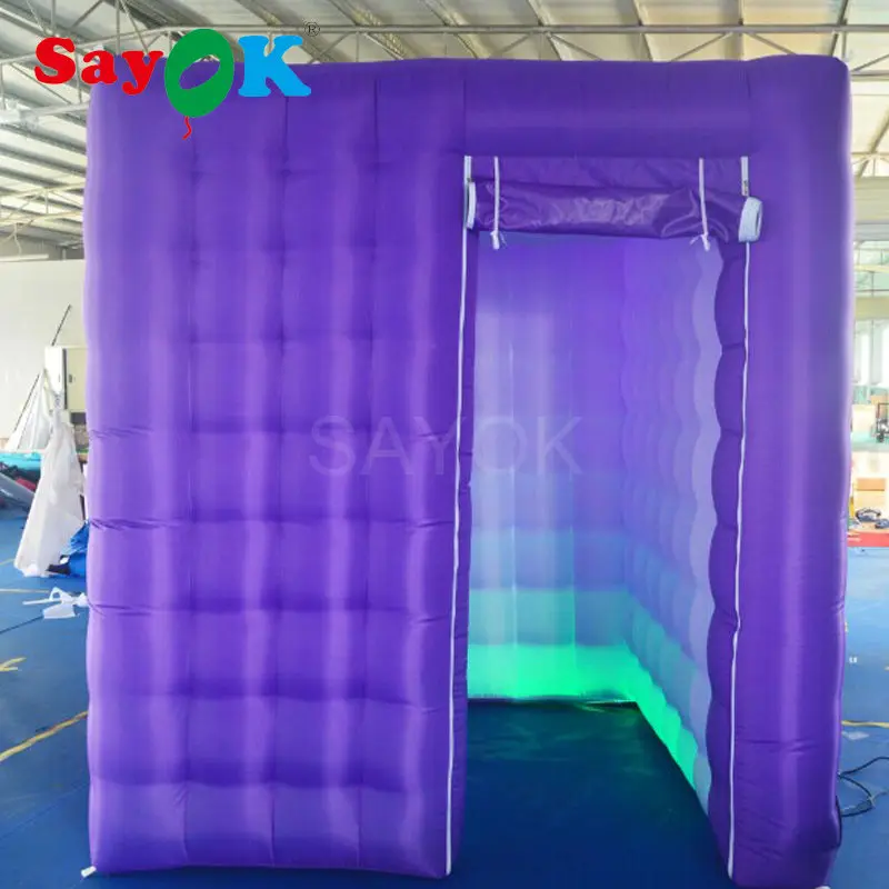 Free shipping inflatable purple photo booth romantic wedding decorations photobooth enclosures with 16 colors changing LED strip
Free shipping inflatable purple photo booth romantic wedding decorations photobooth enclosures with 16 colors changing LED strip