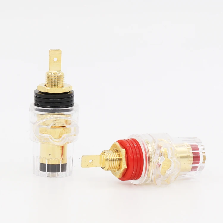 Gold Plated Brass Speaker Binding Post Hifi Audio AMP 4mm Female Banana Jack Conductor Terminal
Gold Plated Brass Speaker Binding Post Hifi Audio AMP 4mm Female Banana Jack Conductor Terminal