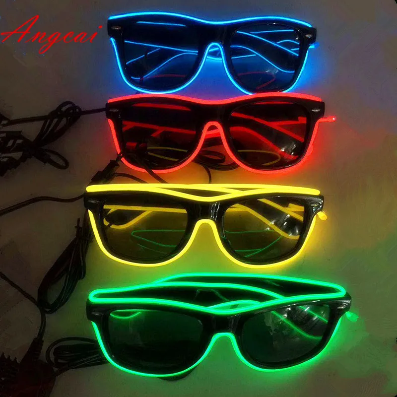 Glow Neon Rave Glasses El Wire Flashing LED Sunglasses Light up Costumes For Party, Halloween
Glow Neon Rave Glasses El Wire Flashing LED Sunglasses Light up Costumes For Party, Halloween