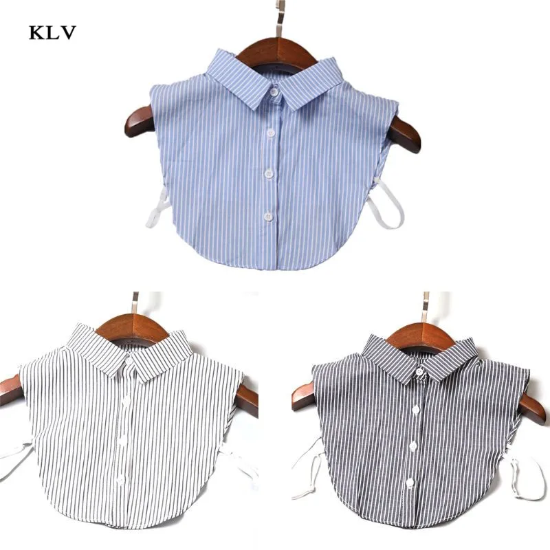 KLV Vertical Striped Detachable Collar Women/Man Vintage Necklace Detachable Lapel Shirt Fake False Collar Clothing Accessories
KLV Vertical Striped Detachable Collar Women/Man Vintage Necklace Detachable Lapel Shirt Fake False Collar Clothing Accessories