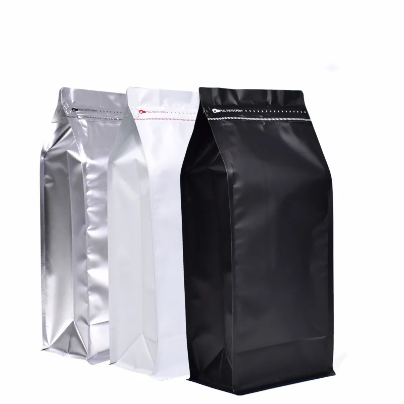100pcs 1kg Black/white silver aluminum foil coffee bag milk tea Ziplock stand up octagonal sealing bag
100pcs 1kg Black/white silver aluminum foil coffee bag milk tea Ziplock stand up octagonal sealing bag
