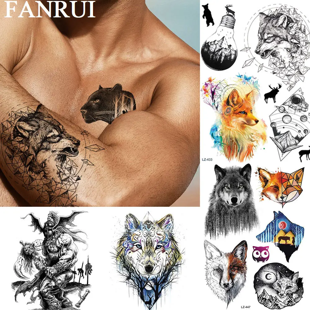 FANRUI крутая тату-наклейка со стразами, волком, лисой, временная тату-наклейка для мужчин, женщин, мужчин, хна тату боди-арт, флэш-рука, грудь, во...
FANRUI крутая тату-наклейка со стразами, волком, лисой, временная тату-наклейка для мужчин, женщин, мужчин, хна тату боди-арт, флэш-рука, грудь, во...