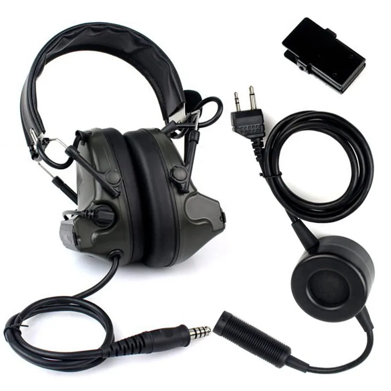 New Z Tactical H50 Headset Noise Reduction Canceling Electronic Sound Pickup for Midland Two Way Radio
New Z Tactical H50 Headset Noise Reduction Canceling Electronic Sound Pickup for Midland Two Way Radio