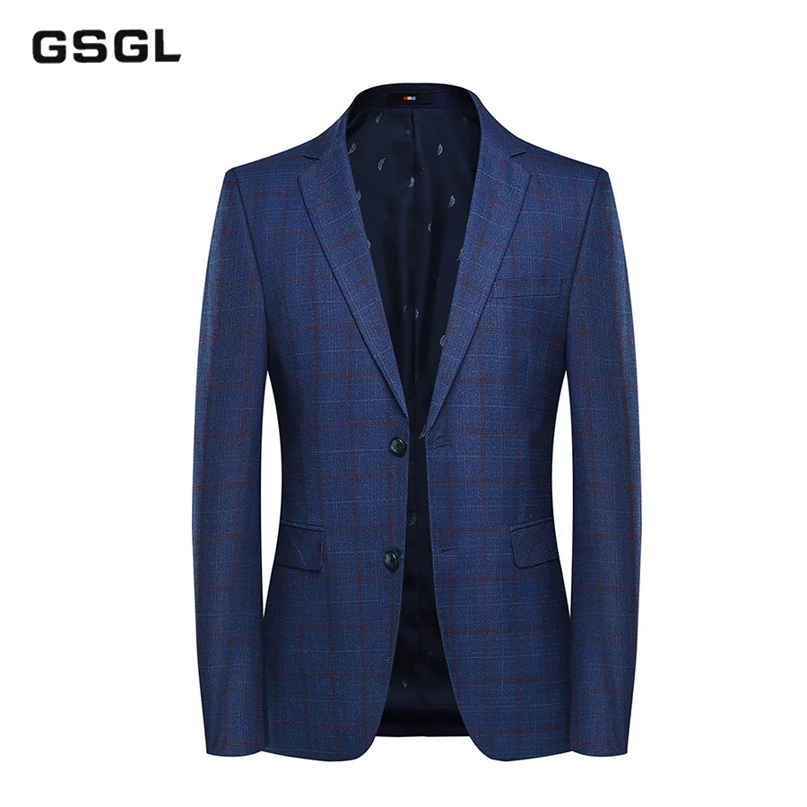 Classic Plaid Blazer Spring Male Blazer Suit Jacket Business Casual Two Button Blazer For Men Regular Abrigo Hombre
Classic Plaid Blazer Spring Male Blazer Suit Jacket Business Casual Two Button Blazer For Men Regular Abrigo Hombre