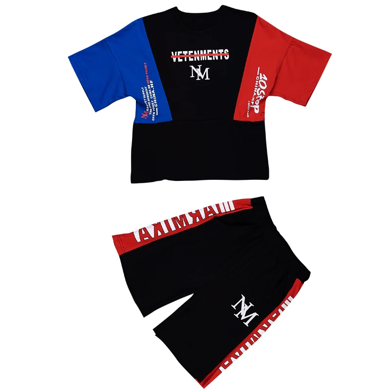 Big Boy's Summer Sets Letters Print NO.10 Color Patchwork Cotton Loose Fit T-shirts +Shorts 2PCS Clothing Sets Fashion Cool Sets
Big Boy's Summer Sets Letters Print NO.10 Color Patchwork Cotton Loose Fit T-shirts +Shorts 2PCS Clothing Sets Fashion Cool Sets