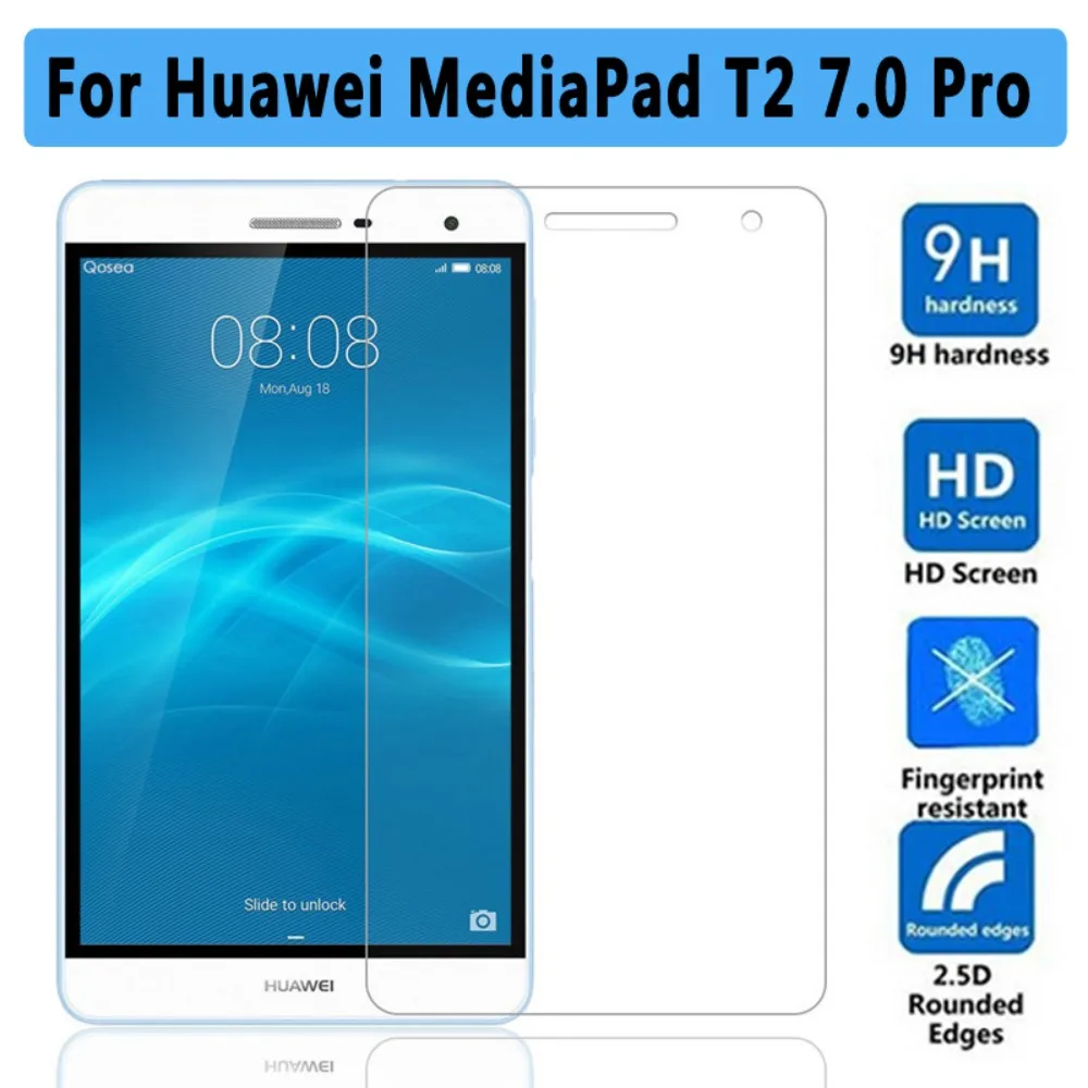 Закаленное стекло для Huawei Mediapad T2 7 0 Pro прозрачная защитная пленка экрана планшета