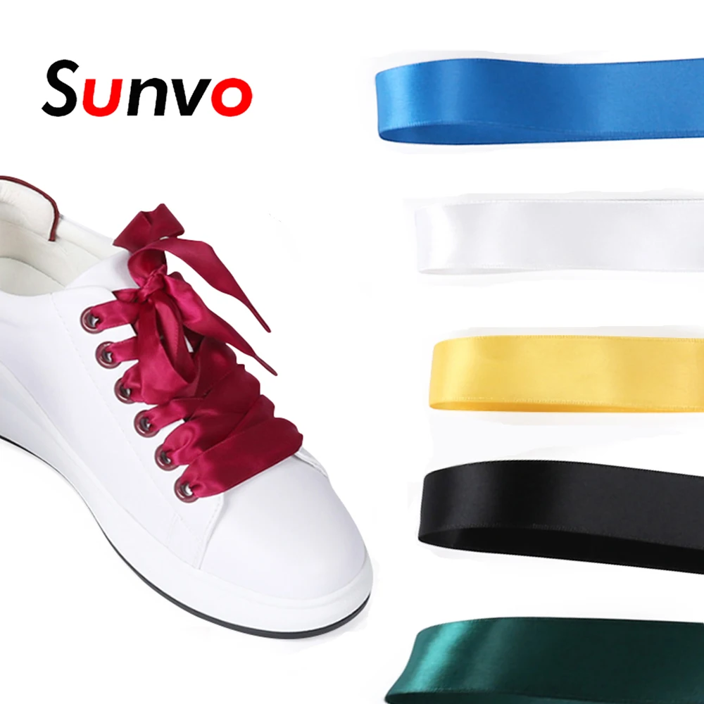 Sunvo атласные шелковые шнурки для кроссовок, повседневная спортивная обувь, ширина 2 см, разноцветные туфли, ремешок, кружева, Прямая поставка...
Sunvo атласные шелковые шнурки для кроссовок, повседневная спортивная обувь, ширина 2 см, разноцветные туфли, ремешок, кружева, Прямая поставка...