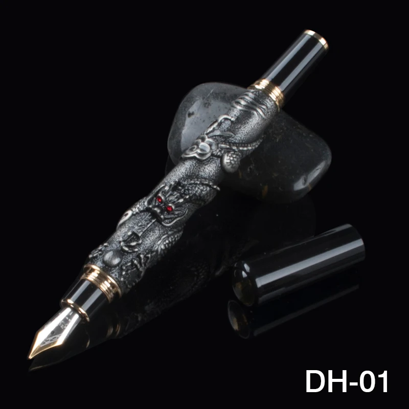 JINHAO Роскошные перьевые ручки с изображением Восточного дракона древние