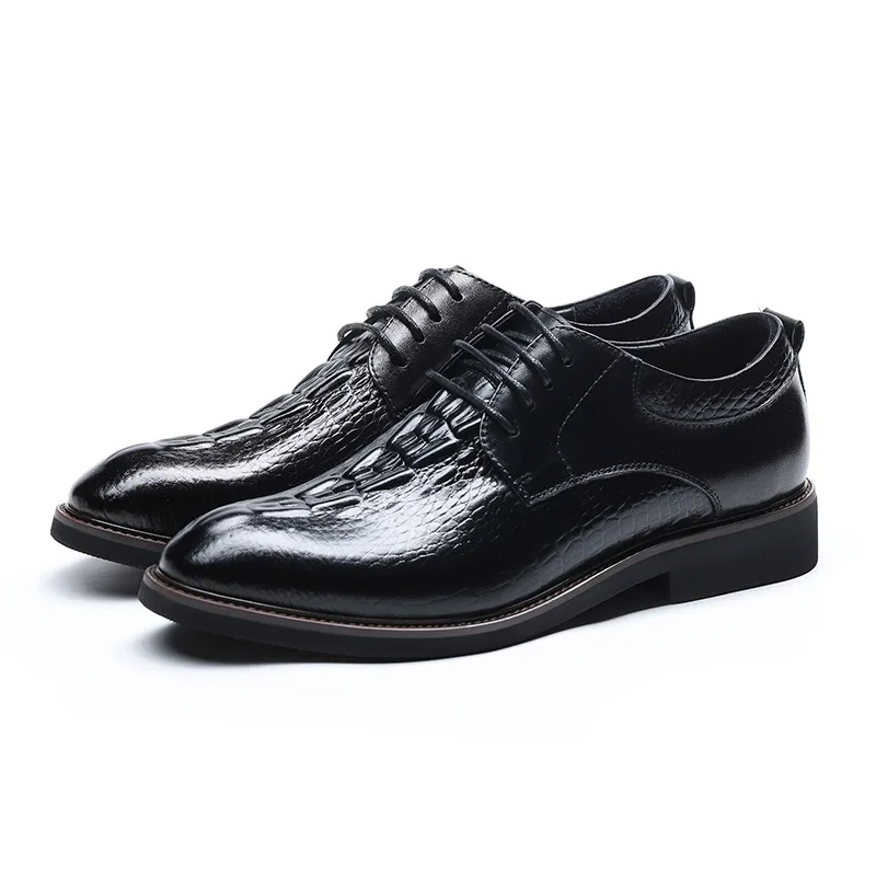 Men Dress Genuine Cow Leather Brogue Wedding Shoes Mens Casual Flats Crocodile Pattern Oxford Shoes
Men Dress Genuine Cow Leather Brogue Wedding Shoes Mens Casual Flats Crocodile Pattern Oxford Shoes