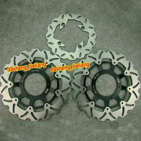 2PCS Stainless Steel Front Rear Brake Disc Rotors Set For Honda CBR600F4i 2001 2002 2003 2004 2005 2006, Black Color
2PCS Stainless Steel Front Rear Brake Disc Rotors Set For Honda CBR600F4i 2001 2002 2003 2004 2005 2006, Black Color