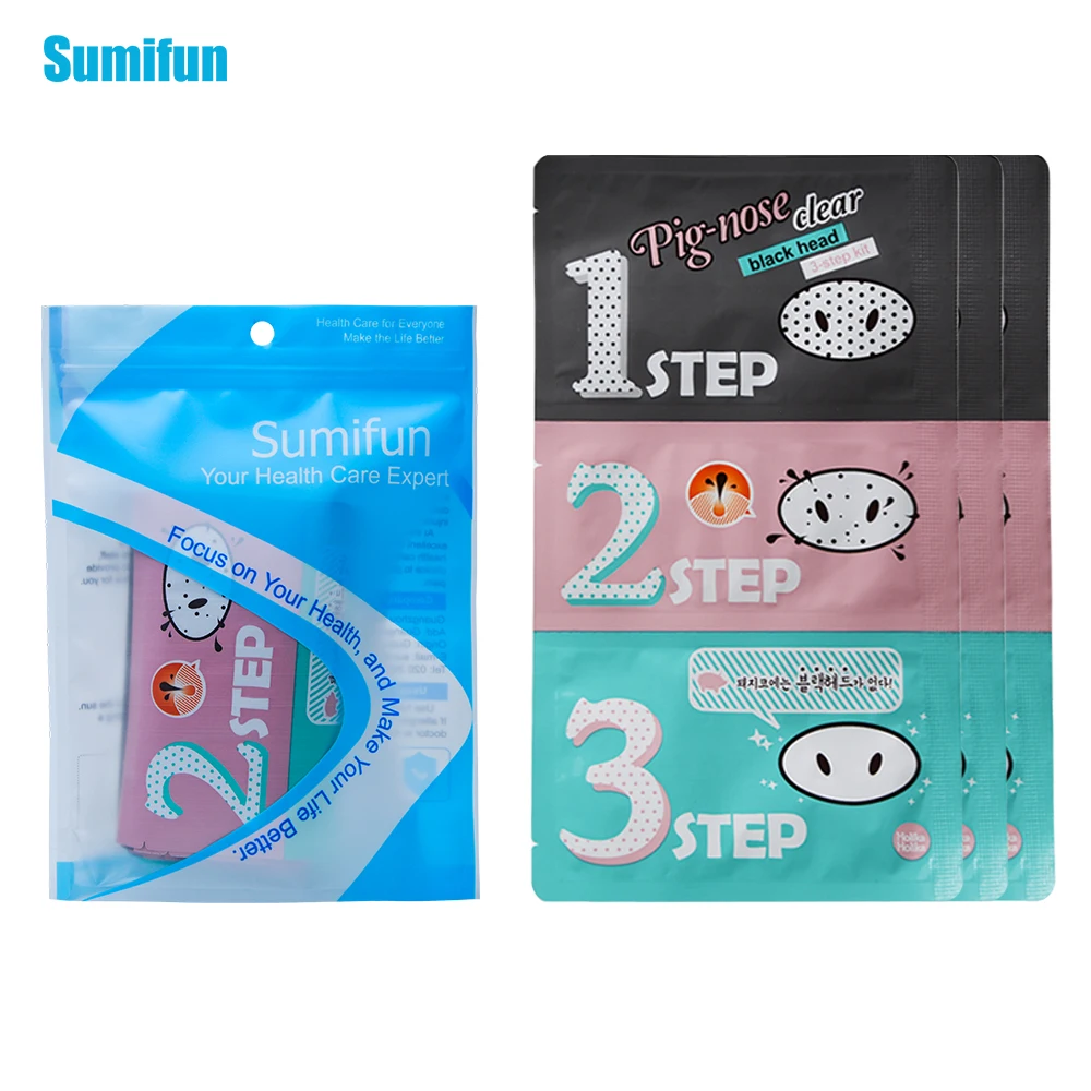 Sumifun 7pcs Pig Nose Black Head Remove Blackhead Acne Remover Clear 3 Step Kit Holika Holika Beauty Cleaning Plaster D0164
Sumifun 7pcs Pig Nose Black Head Remove Blackhead Acne Remover Clear 3 Step Kit Holika Holika Beauty Cleaning Plaster D0164
