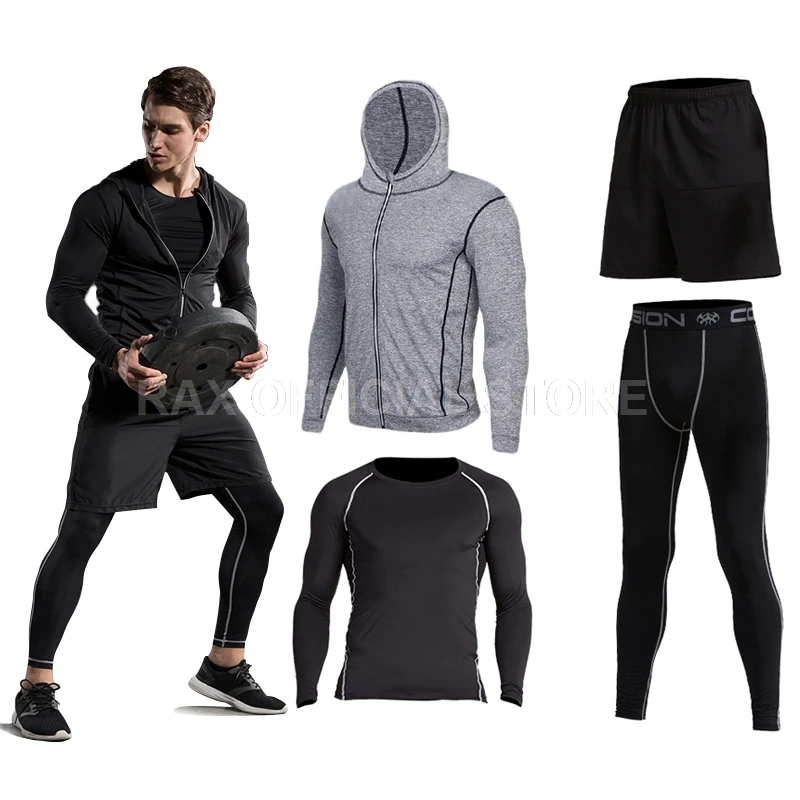 Vansydical Mens Sport Suit Running Suits 5pcs Men Gym Clothing Workout Sports Suits Basketball Jersey Training Tracksuits
Vansydical Mens Sport Suit Running Suits 5pcs Men Gym Clothing Workout Sports Suits Basketball Jersey Training Tracksuits