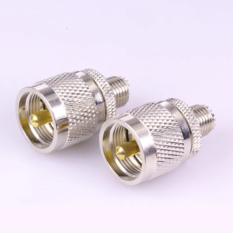 10pcs/lot UHF Male Plug to Mini UHF Female Jack Connector High Quality Copper Dual UHF RF Adapter Wholesales
10pcs/lot UHF Male Plug to Mini UHF Female Jack Connector High Quality Copper Dual UHF RF Adapter Wholesales