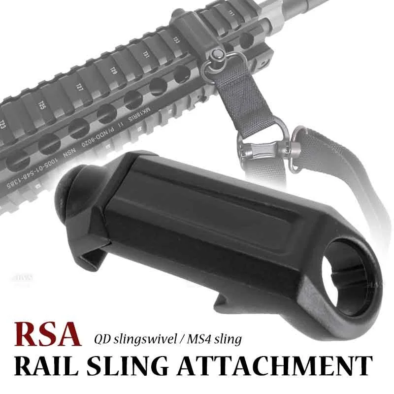 Abay Airsoft Tactical RSA QD Rail Sling Attachment Quick Detach Sling Swivel Mount Adapter Gun Accessories
Abay Airsoft Tactical RSA QD Rail Sling Attachment Quick Detach Sling Swivel Mount Adapter Gun Accessories