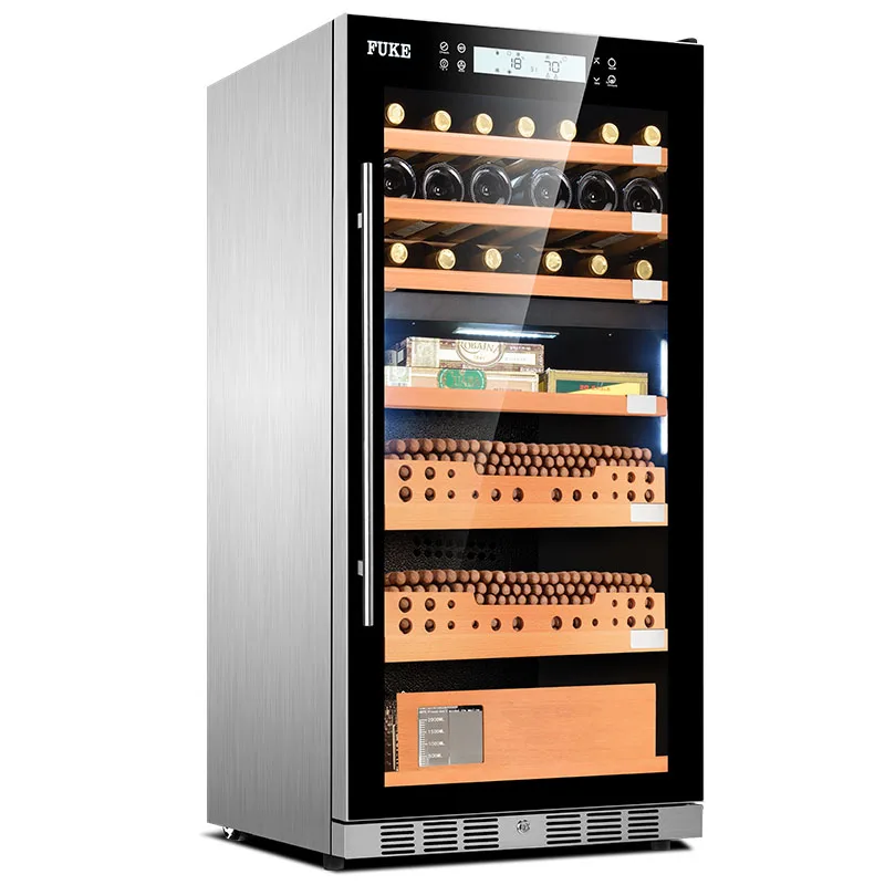 FUKE шкаф для сигар большой деревянный светодиодный светильник humidor для сигар humidor винный шкаф для сигар кулер для вина FK-128CW1
FUKE шкаф для сигар большой деревянный светодиодный светильник humidor для сигар humidor винный шкаф для сигар кулер для вина FK-128CW1