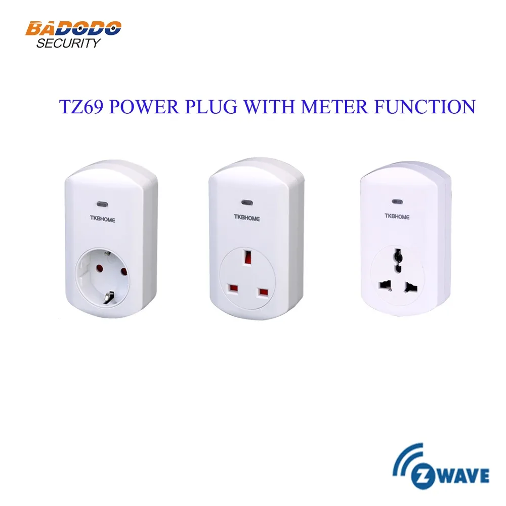 Умная штепсельная вилка TKBHOME TZ69E TZ69G Z Wave EU 868 42 МГц с функцией