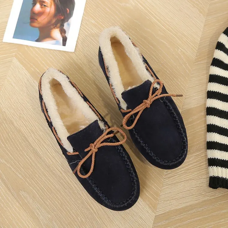 Bean Shoes Female Fall and Winter New Warm and Fleet Korean Flat-soled Leisure Pregnant Women's Cotton Shoes Student Shoe Tide
Bean Shoes Female Fall and Winter New Warm and Fleet Korean Flat-soled Leisure Pregnant Women's Cotton Shoes Student Shoe Tide