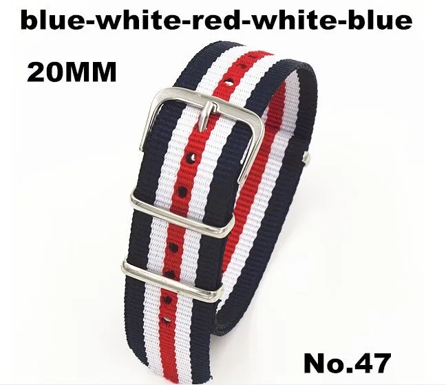 New arrived - Hot ! High quality 20MM Nylon Watch band NATO straps waterproof watch strap nato strap -3194
New arrived - Hot ! High quality 20MM Nylon Watch band NATO straps waterproof watch strap nato strap -3194