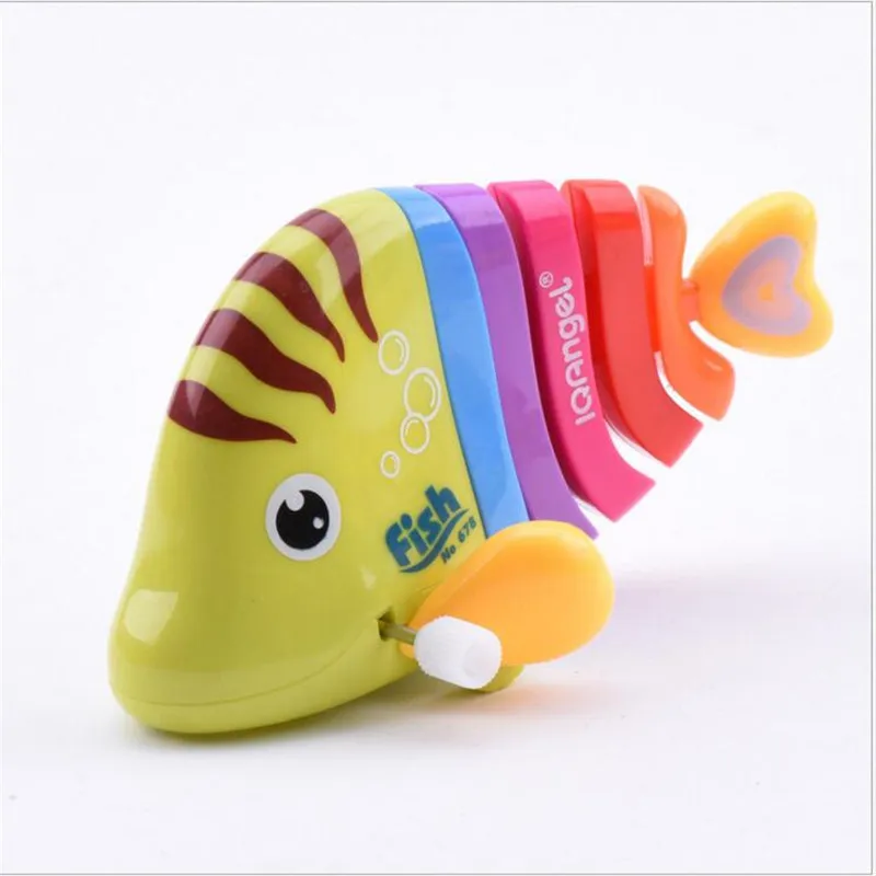 New 1Pcs Wind Up Toys Colorful Fish Chain Clockwork Toys Children Toys Clockwork Baby Fsh Tail Low Price
New 1Pcs Wind Up Toys Colorful Fish Chain Clockwork Toys Children Toys Clockwork Baby Fsh Tail Low Price