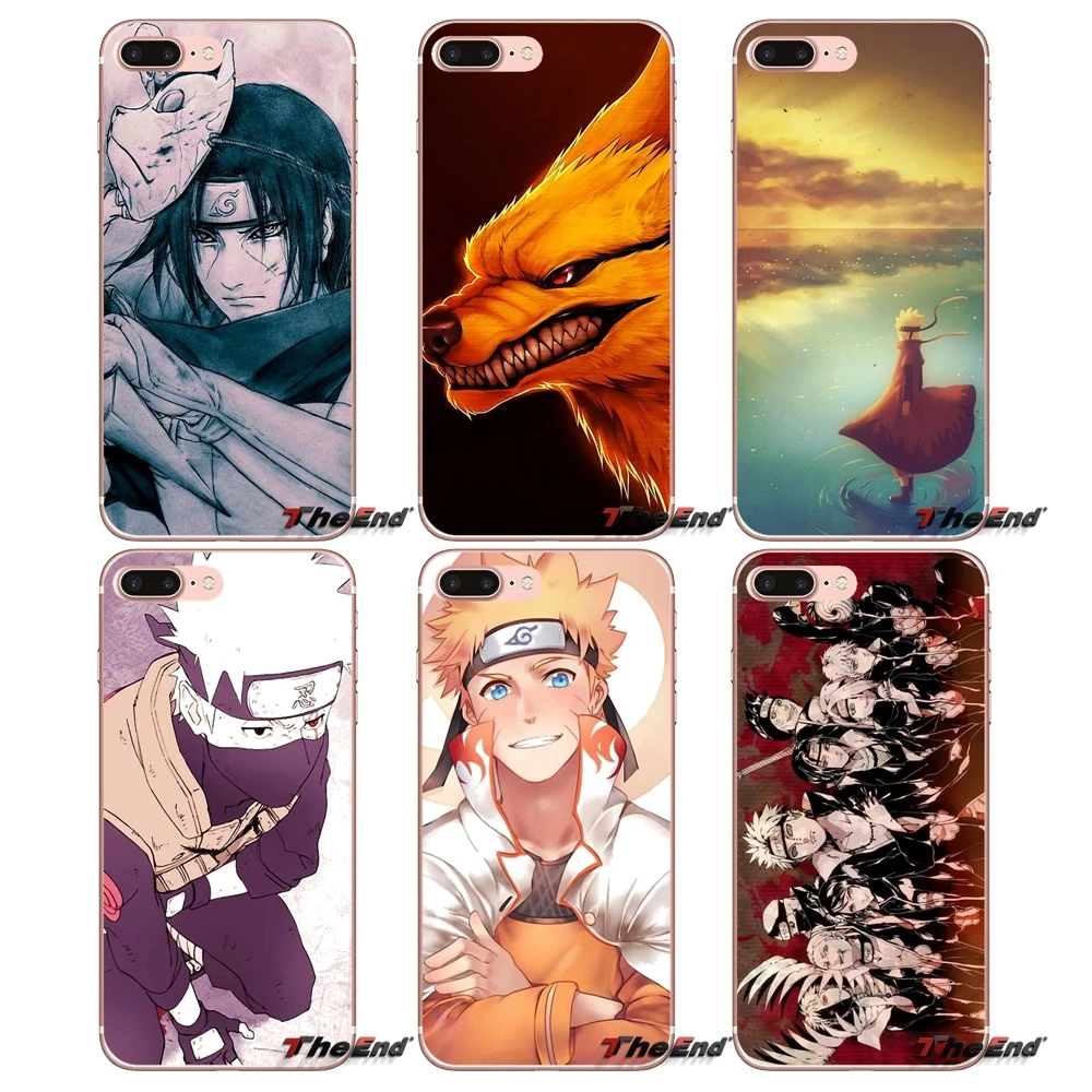 Чехол для Samsung Galaxy Note 3 4 5 Grand Core Prime S3 S4 S5 MINI S6 S7 edge S8 S9 Plus Naruto Uzumaki Kakashi Hinata Akatsuki |