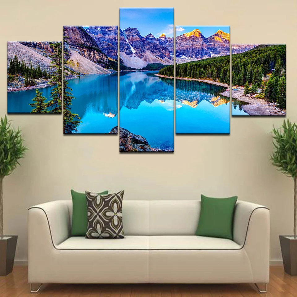 Moraine Lake 5 Panel/piece HD Print landscape modern Wall posters Canvas Art painting For home living room decoration
Moraine Lake 5 Panel/piece HD Print landscape modern Wall posters Canvas Art painting For home living room decoration
