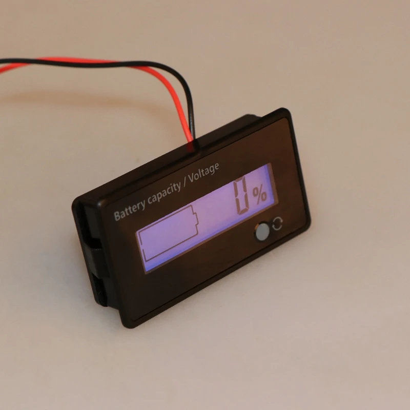 8-70V Blue LCD Lead Acid Lithium Battery Capacity Indicator Digital Voltmeter Tester
8-70V Blue LCD Lead Acid Lithium Battery Capacity Indicator Digital Voltmeter Tester