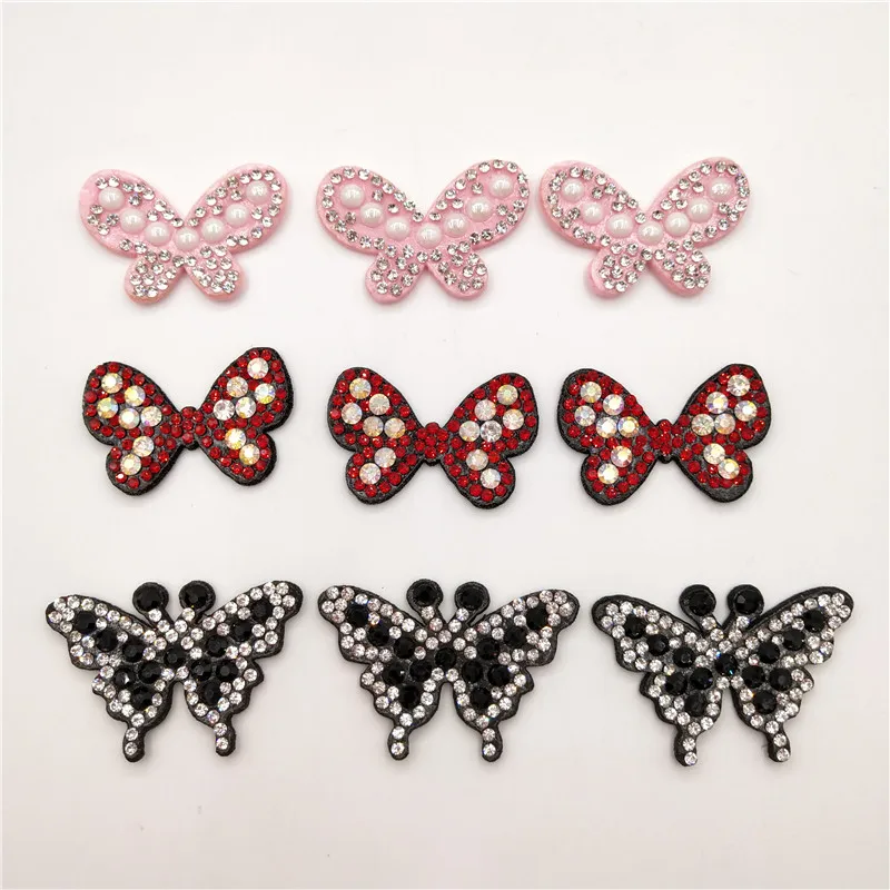 30pcs/lot Butterfly Shape with Shiny diamond Padded appliques for headwear decoration handmade hair accessories
30pcs/lot Butterfly Shape with Shiny diamond Padded appliques for headwear decoration handmade hair accessories
