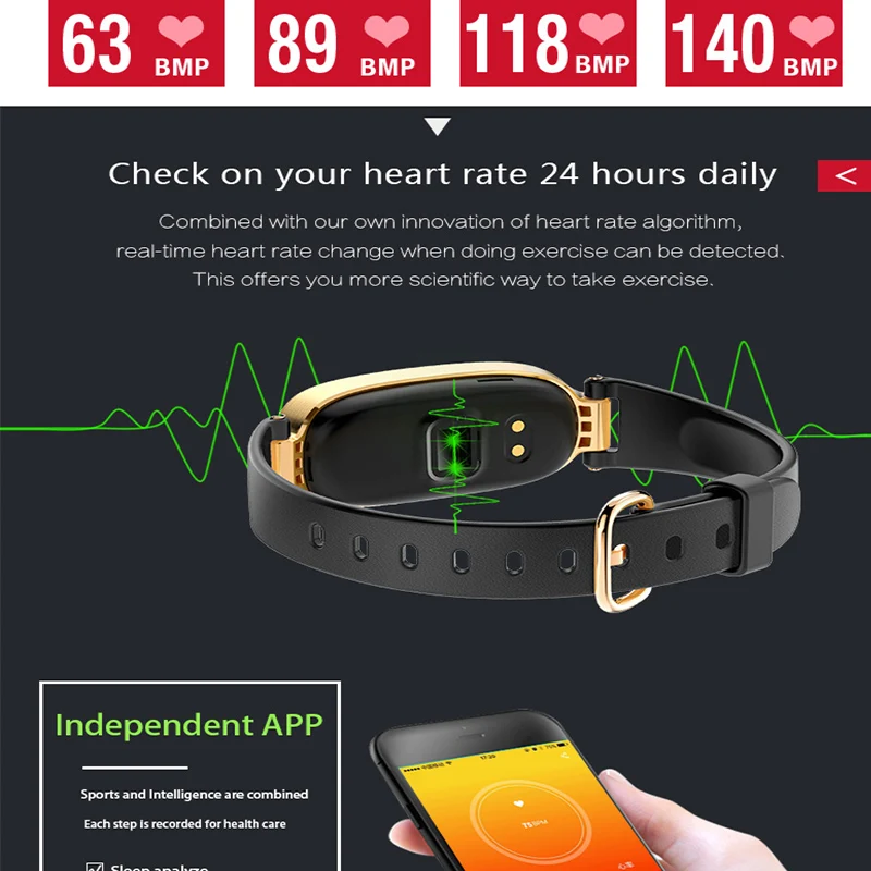 Imosi S3 Plus Women Smart Watch Color Screen Waterproof smart band Heart Rate Monitor Smartwatch For Android IOS
Imosi S3 Plus Women Smart Watch Color Screen Waterproof smart band Heart Rate Monitor Smartwatch For Android IOS