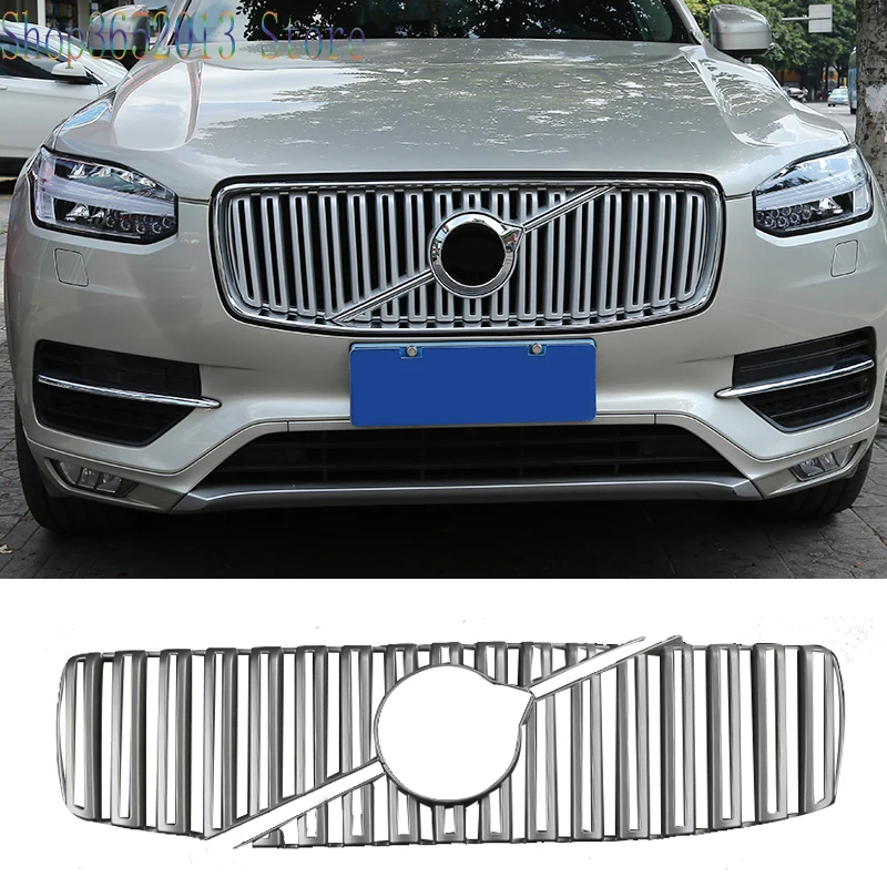 For Volvo XC90 2016-2019 ABS Mattle Chrome Front Bumper Grille Moulding cover trim Car Styling Accessories 1pcs
For Volvo XC90 2016-2019 ABS Mattle Chrome Front Bumper Grille Moulding cover trim Car Styling Accessories 1pcs