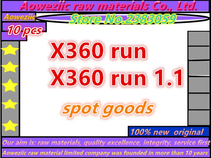 10 PCS Free Delivery X360 run X360run X360RUN Pulse IC 96M Crystal X360runV1.1 X360run 1.1 X360RUN 1.1 Pulse IC Self-Made Chip
10 PCS Free Delivery X360 run X360run X360RUN Pulse IC 96M Crystal X360runV1.1 X360run 1.1 X360RUN 1.1 Pulse IC Self-Made Chip