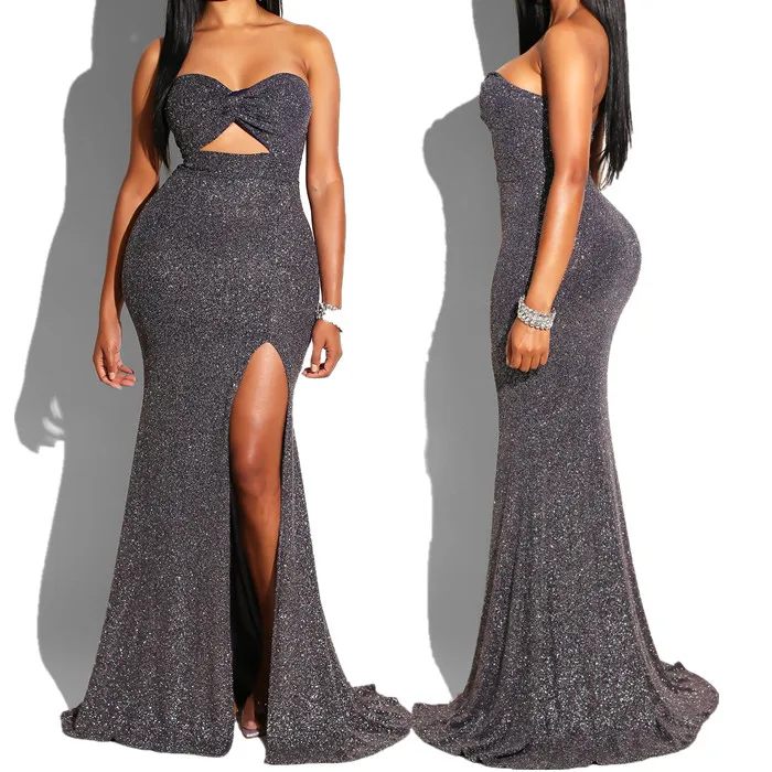 Sweetheart Off Shoulder Party Dress Hollow Out High Slit Sexy Mermaid Dress Glitter Night Club Dress 2019 Vestidos De Fiesta
Sweetheart Off Shoulder Party Dress Hollow Out High Slit Sexy Mermaid Dress Glitter Night Club Dress 2019 Vestidos De Fiesta
