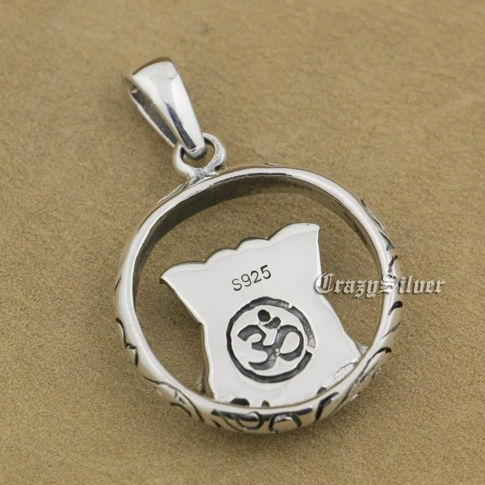 Buddha Elephant 925 Sterling Silver Mens Biker Rocker Punk Round Pendant 9V012 Necklace 26"
Buddha Elephant 925 Sterling Silver Mens Biker Rocker Punk Round Pendant 9V012 Necklace 26"