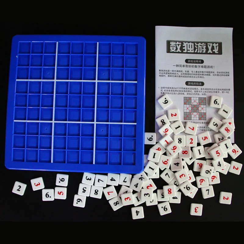 Настольная игра Sudoku для детей Монтессори взаимодействие родителей и развивающие