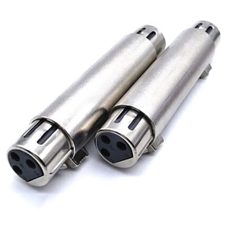 3-Pin XLR Female to Female Mic Microphone Cable Extend Gender Changer Adapter microphone audio converter
3-Pin XLR Female to Female Mic Microphone Cable Extend Gender Changer Adapter microphone audio converter