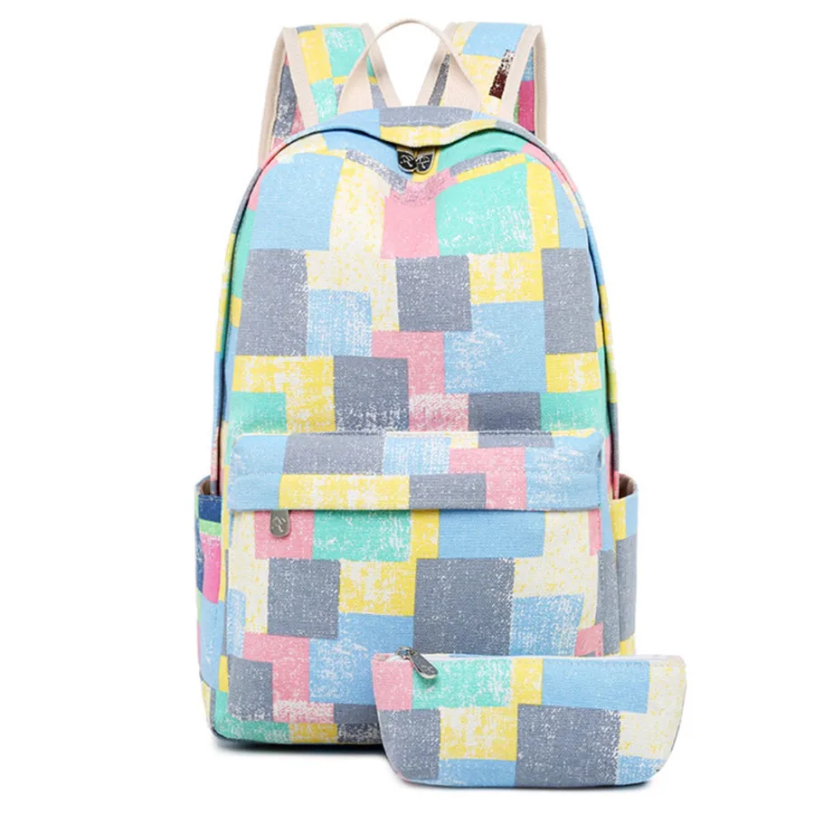 2 pcs Cute Canvas Student Girl School Backpacks For Teenager Girls Leisure Knapsacks Shoulder Bags Travel Backpack Preppy
2 pcs Cute Canvas Student Girl School Backpacks For Teenager Girls Leisure Knapsacks Shoulder Bags Travel Backpack Preppy