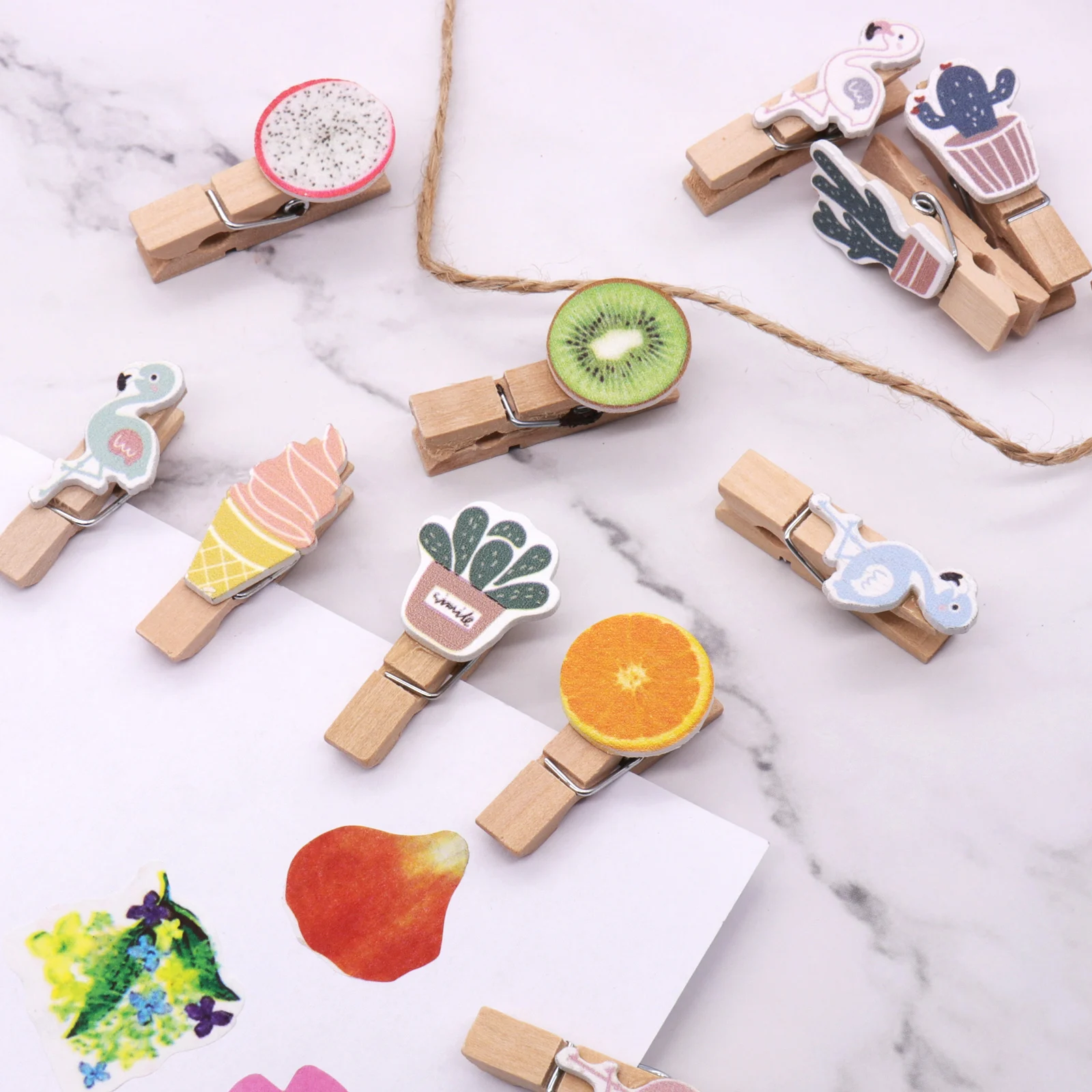 10pcs/pack Mini Flamingo Cat Cartoon Spring Wood Clips Fruit Wood Clips Paper Photo Clip Craft Decoration Clips Clothespin
10pcs/pack Mini Flamingo Cat Cartoon Spring Wood Clips Fruit Wood Clips Paper Photo Clip Craft Decoration Clips Clothespin