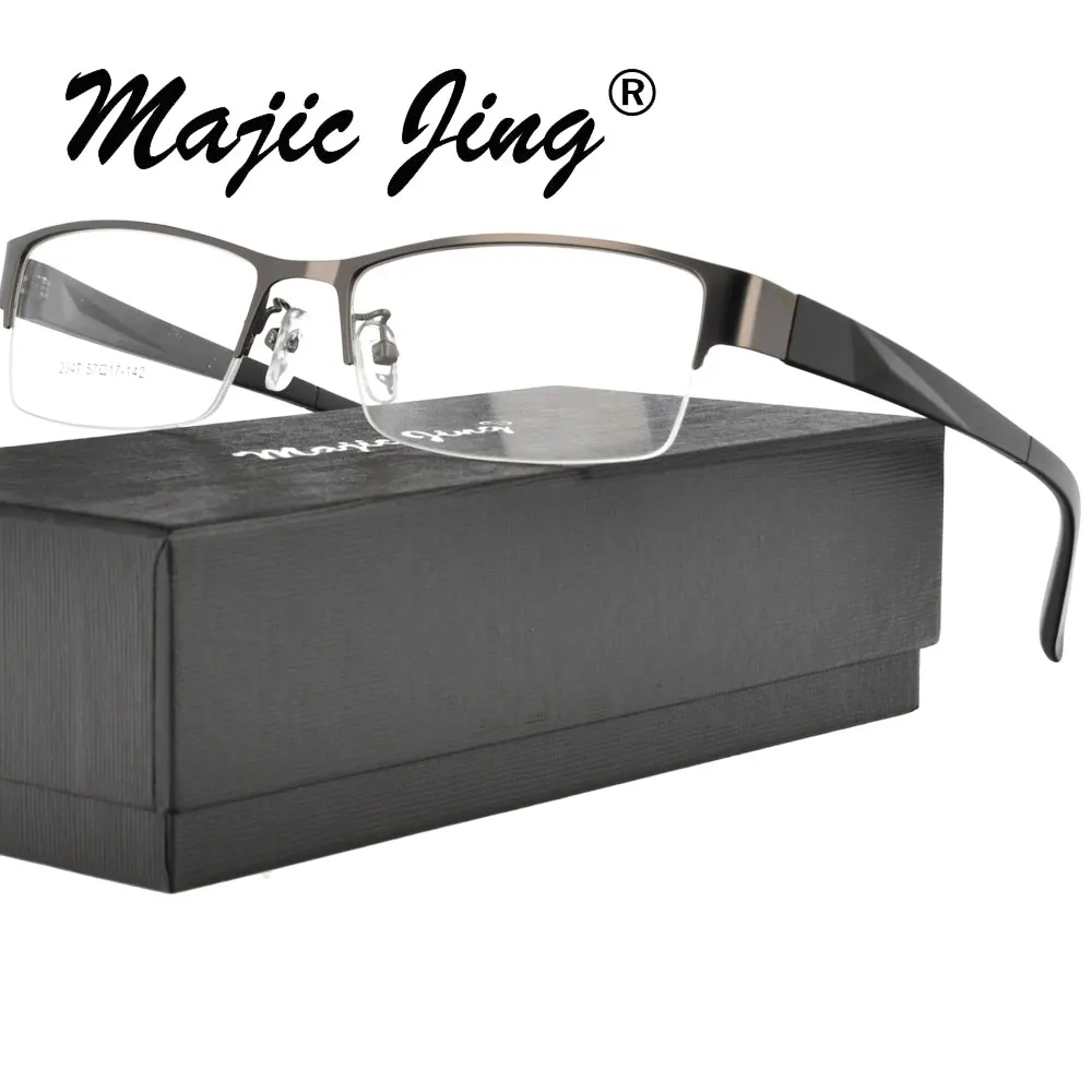 Magic Jing Full Rim Metal Myopia Man Eyeglasses Eyewear Prescription Spectacles 2347
Magic Jing Full Rim Metal Myopia Man Eyeglasses Eyewear Prescription Spectacles 2347