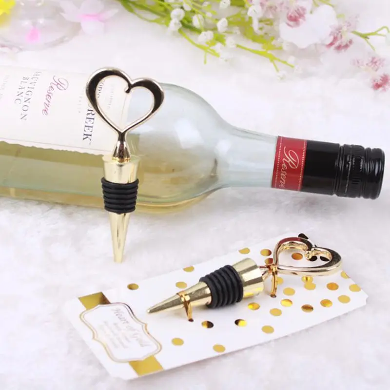 50PCS/LOT Wedding favor Guest gift Heart of Gold Wine Bottle Stopper Golden party favor Souvenir giveaways F20173820
50PCS/LOT Wedding favor Guest gift Heart of Gold Wine Bottle Stopper Golden party favor Souvenir giveaways F20173820