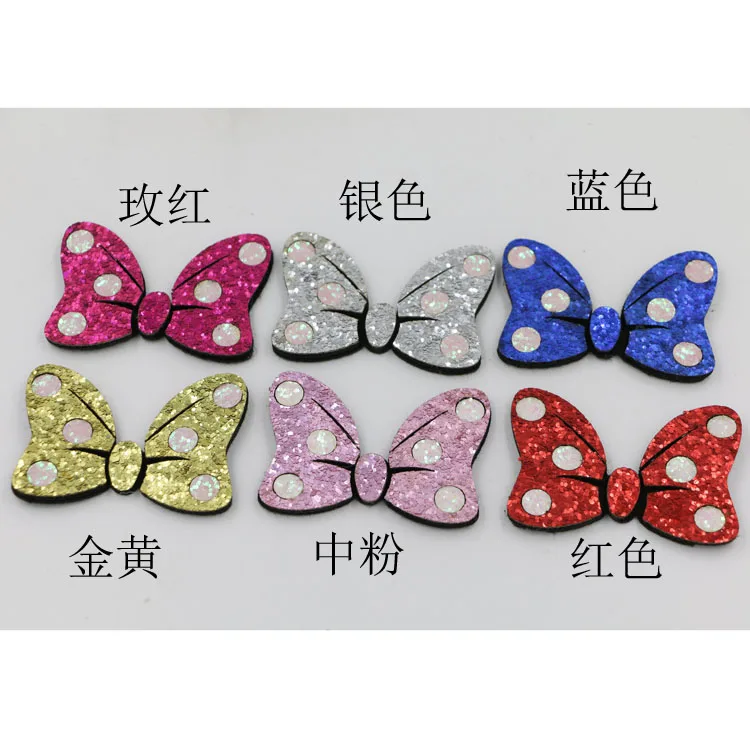 New Design 20pcs/lot Colorful Sequins decoration Cartoon Bowknots Shape Handmade Non-woven Bow Diy Jewelry Hair ornaments
New Design 20pcs/lot Colorful Sequins decoration Cartoon Bowknots Shape Handmade Non-woven Bow Diy Jewelry Hair ornaments
