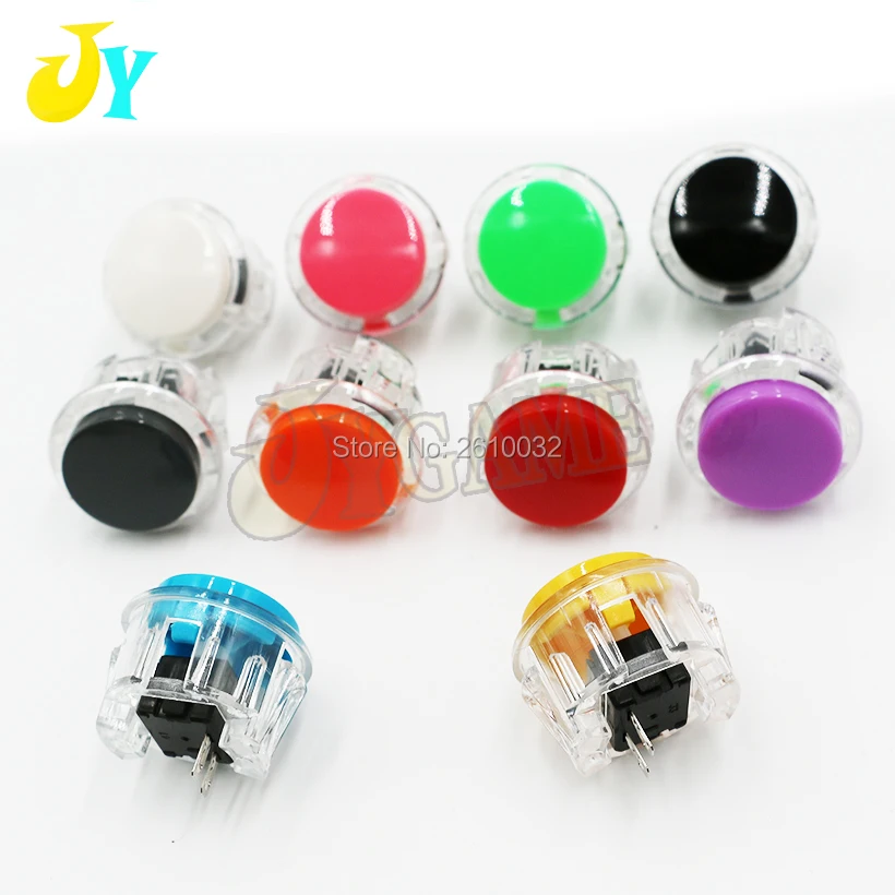 50pcs Arcade Push Button Copy Sanwa OBSF-30 Push Button 30mm Arcade button Switch Crystal button For Game Cabinet DIY
50pcs Arcade Push Button Copy Sanwa OBSF-30 Push Button 30mm Arcade button Switch Crystal button For Game Cabinet DIY