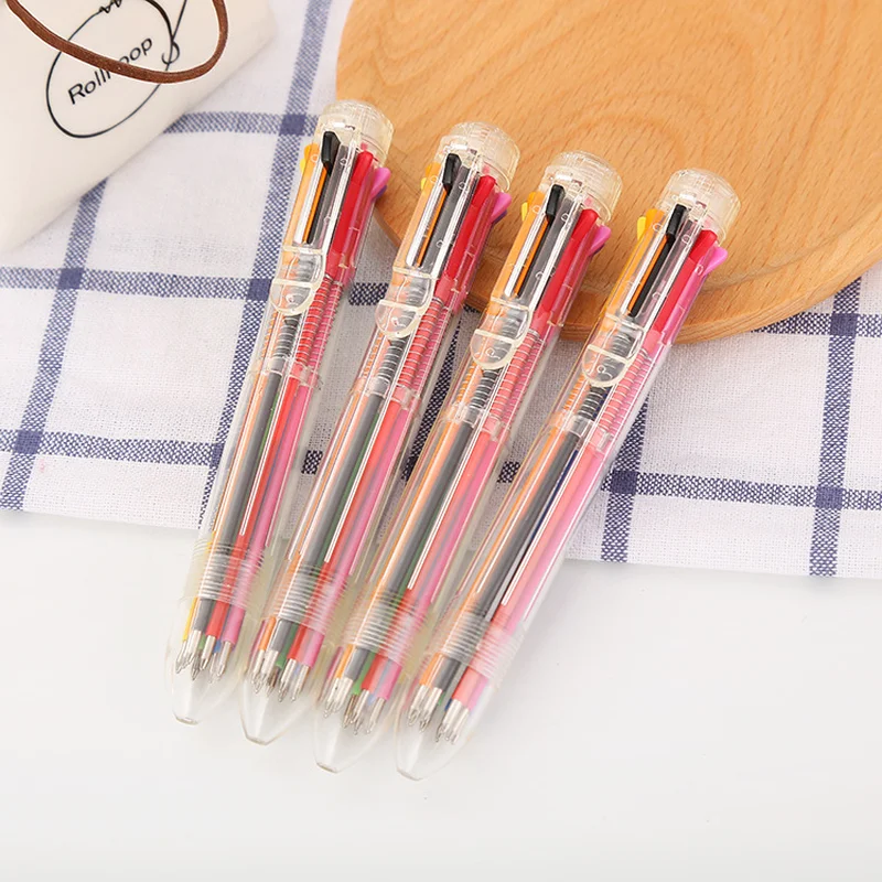 20 Pcs Creative Color Transparent Ball-point Pen Cute Learning Stationery 8 Color Press Oil Pen Graffiti Student Painting
20 Pcs Creative Color Transparent Ball-point Pen Cute Learning Stationery 8 Color Press Oil Pen Graffiti Student Painting