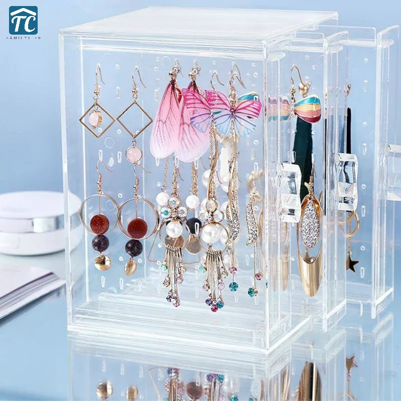 Earrings Box Transparent Crystal Jewelry Plastic Storage PS Showing Shelf Rack Hanger Nail Art Display Stand Bracelet Plastic
Earrings Box Transparent Crystal Jewelry Plastic Storage PS Showing Shelf Rack Hanger Nail Art Display Stand Bracelet Plastic