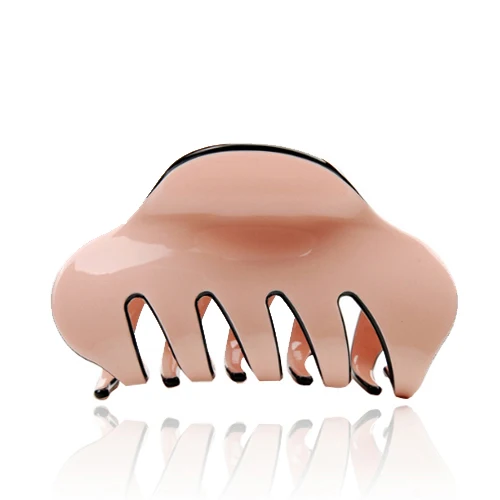 Фото Женская Винтажная заколка для волос большая акриловая Заколка краб с 5 зубцами